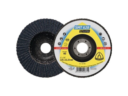 Klingspor Lamellslipeskive SMT 628 Supra Ø115mm K40 10 pk
