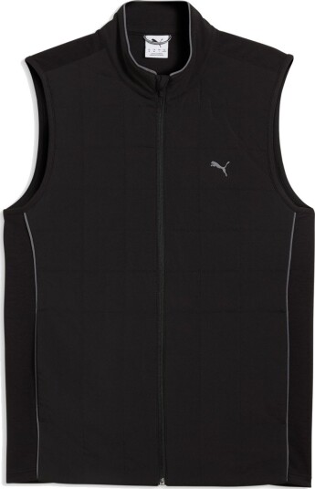 Puma Cloudspun Fleece Vest Svart Golfvest herre Black Medium
