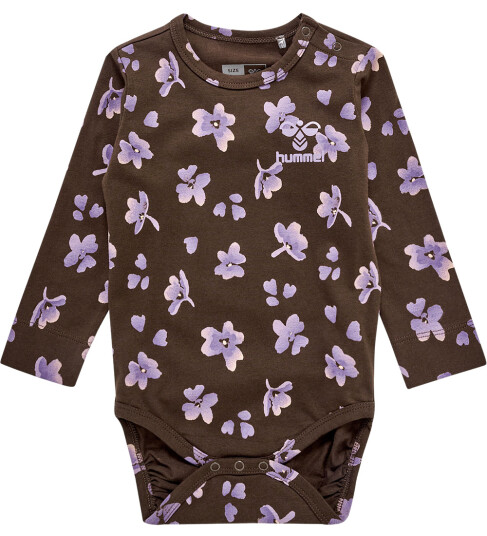 Hummel Body L/æ   hmlGug   Chocolate Brown   Hummel   74   Langermet Body   Brun