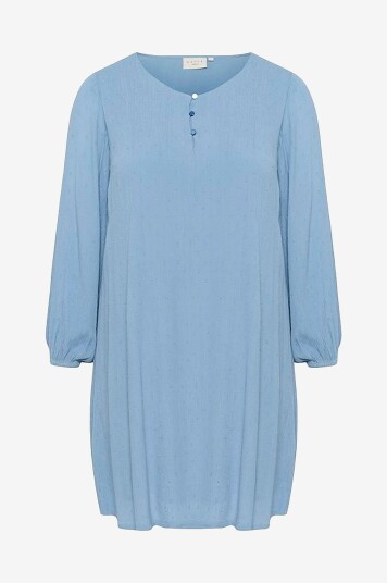 KAFFE Curve - Kjole kcWilina Dress - Blå