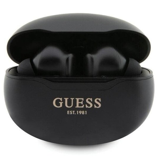 Guess Gutwst50ek Tws Bluetooth-Hodetelefoner + Dockingstasjon Svart/Svart Classic Est Guess Gutwst50ek Tws Bluetooth-Hodetelefoner + Dockingstasjon Svart/Svart Classic Est