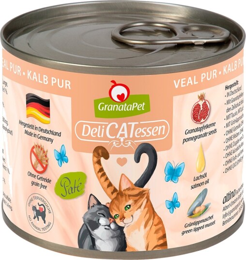 Granatapet Våtfôr Delicatessen Kalv Pur 24 X 200 G