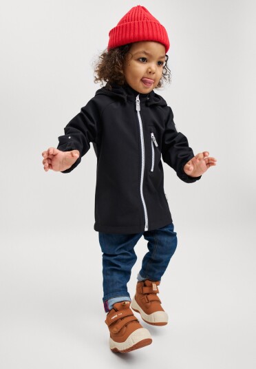 Reima Vantti Softshell Jacket Kids Black Black 110