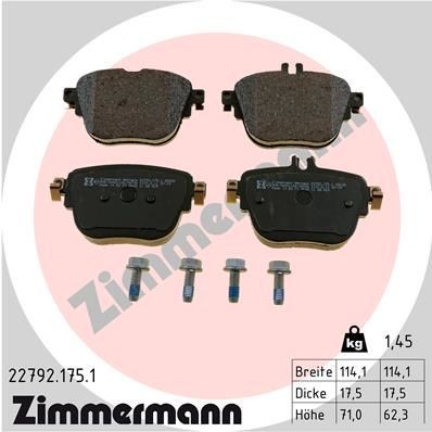 Bremseklosser ZIMMERMANN 22792.175.1