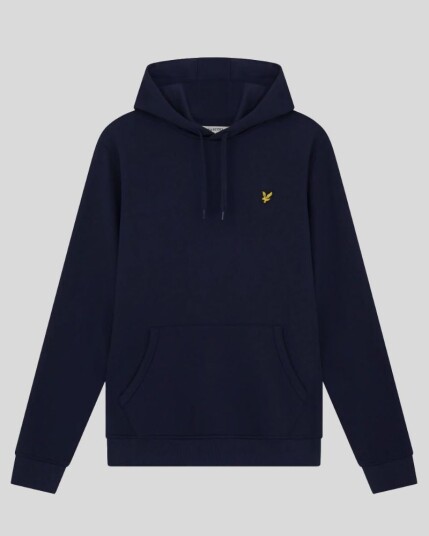 Lyle & Scott mørkeblå pullover hettegenser Lyle & Scott mørkeblå pullover hettegenser