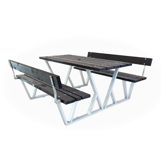 Benkebord Eden Wood Wix med Rygg Benkebord Eden Wood Wix med Rygg