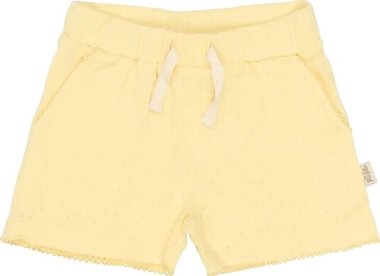 Petit Piao Ppsuze Pointelle Shorts   Yellow   116
