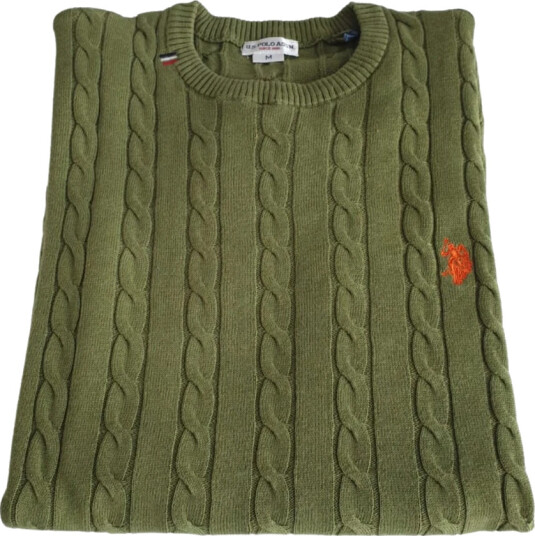 U.s. Polo Assn. Herre Strikkevarer Grønn L,