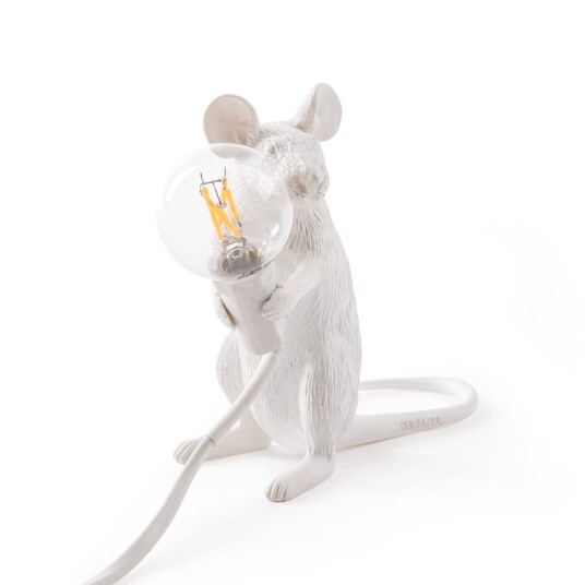 Seletti Mouse Lamp Mac Sitting Bordlampe Seletti Mouse Lamp Mac Sitting Bordlampe