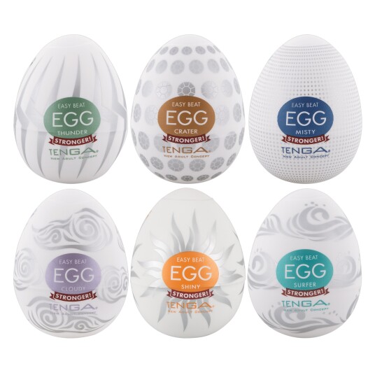 Tenga Easy Beat Egg, Hard Boiled Package, 6 stk