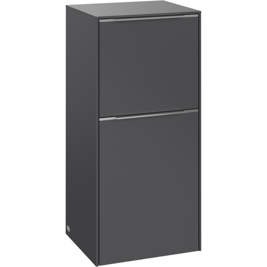 VILLEROY & BOCH SUBWAY 3.0 SIDESKAP 40X86 HØYRE GRAPHITE HÅNDTAK I KROM