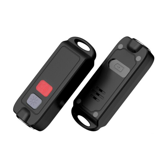 Overfallsalarm 130 dB LED lys IP66 vanntett Black