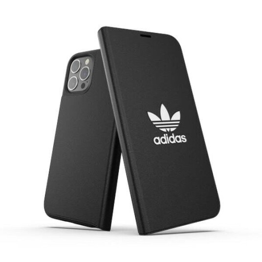 Adidas OR Booklet Dekkpose for iPhone 12 Pro Max Svart og Hvit Adidas OR Booklet Dekkpose for iPhone 12 Pro Max Svart og Hvit