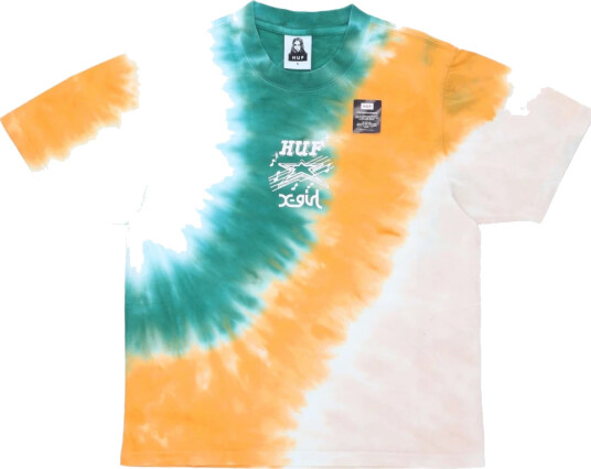 HUF Dame Topper Flerfarget M,