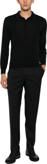 Canali Herre Topper Svart S,
