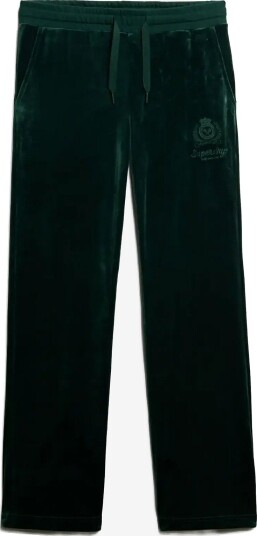 Superdry Country Club Velour Jogger   ENAMEL GREEN   12
