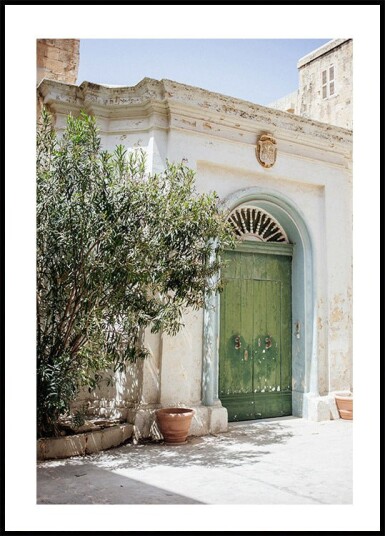 Green Door Plakat Plakat / 30x40cm