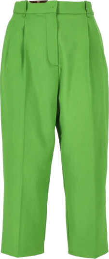 Elisabetta Franchi Dame Bukser Grønn XS,