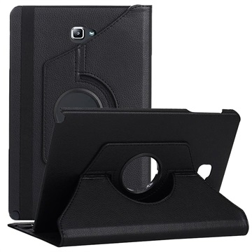 Samsung Galaxy Tab A 10.1 (2016) P580 P585 Roterende Folio etui Svart