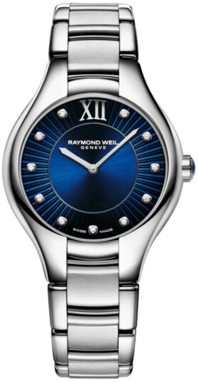 Raymond Weil Dameklokke 5132 ST 50181 Noemia Blå/Stål Ø32 mm