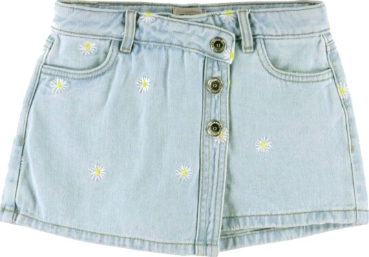 Kids Only Shorts   KogLesly   Light Blue Denim m. Blomster   Kids Only   13 år 158   Shorts   Lyseblå