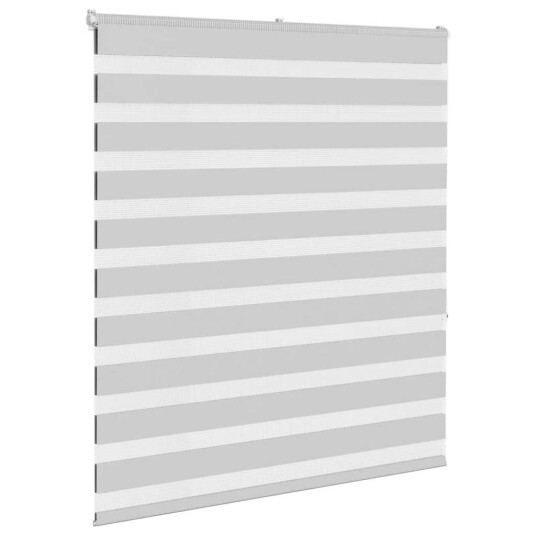 Sebragardin lysegrå 135x150 cm stoff bredde 130,9 polyester