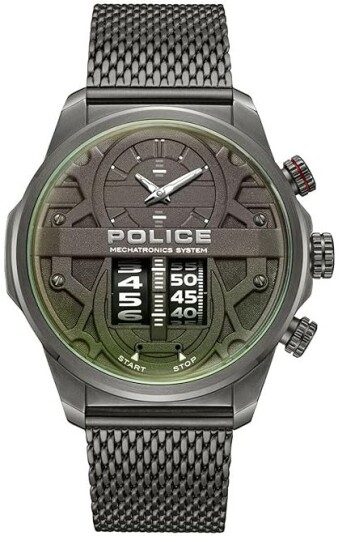 Police Herreklokke PEWJG0006503 Rotorcrom Grå/Stål Ø50 mm