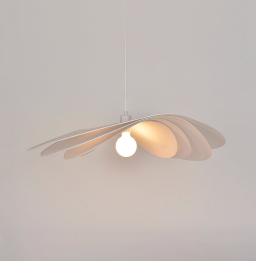 Pendellampe MARKET SET Selenitis dimmbar Hvit Soverom Papir / kartong Design 14 Hvit