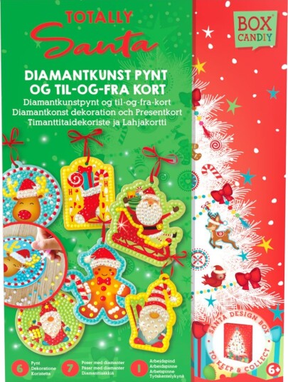 Box Candiy Diamantkunst På Og Av Kort Helt Sa