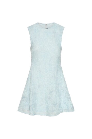 Rotate Mesh Mini Dress Kjole Lyseblå 38