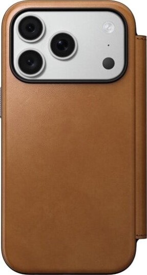 Nomad Modern Leather Folio - english tan - iPhone 18 Pro/17 Pro