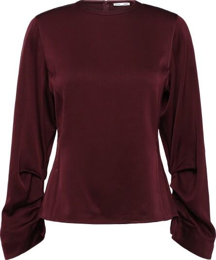 Ahlvar Gallery Dara Blouse BURGUNDY XS