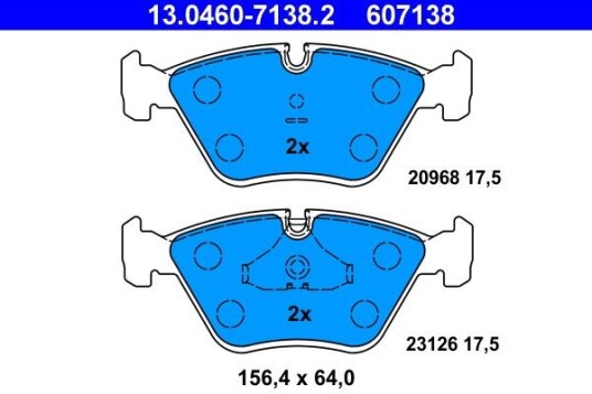 Bremseklosser ATE 13.0460 7138.2
