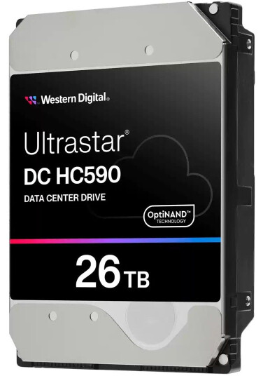 Western Digital Ultrastar DC HC590 Intern harddisk 7200RPM 512MB cache SATA 6Gb/s 26TB