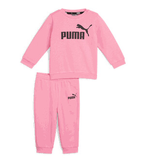 Puma Minicats ESS Crew Jogger joggedress barn Rosa 98 Puma Minicats ESS Crew Jogger joggedress barn Rosa 98