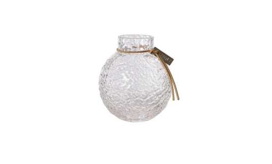Ernst GLASSVASE Mønstret Struktur 10 cm Klar 10