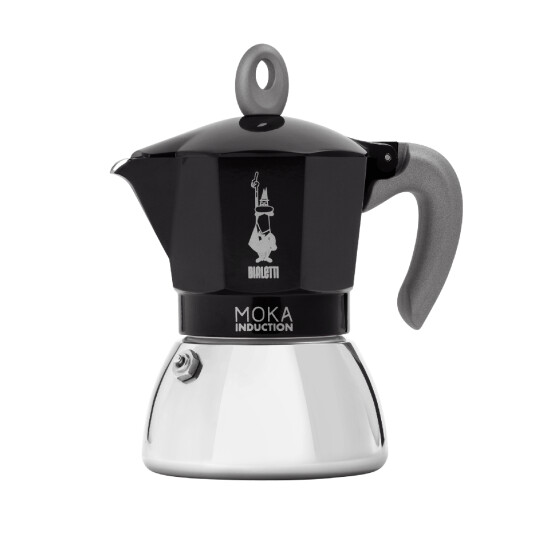 Bialetti Moka Induction - 6 cup , Black