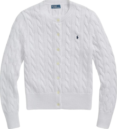 Ralph Lauren Polo Ralph Lauren Dame Strikkevarer Hvit L Ralph Lauren Polo Ralph Lauren Dame Strikkevarer Hvit L