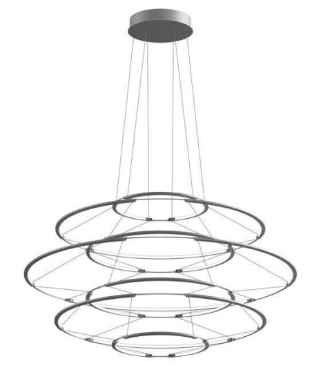 Nemo Lighting - Drop 7 Pendel Satin Silver Nemo Lighting