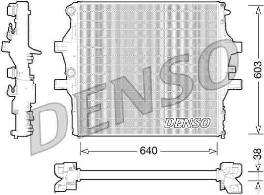 Radiator DENSO DRM12009
