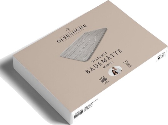 Olsen Home - Diatomite Bath Mat 60X40cm
