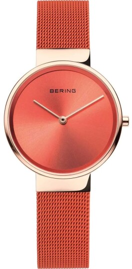 Bering Dameklokke 14531 565 Classic Orange/Stål Ø31 mm