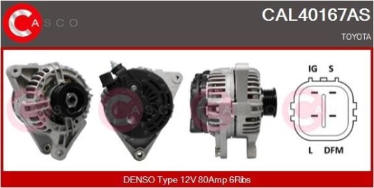Dynamo CASCO CAL40167AS Dynamo CASCO CAL40167AS