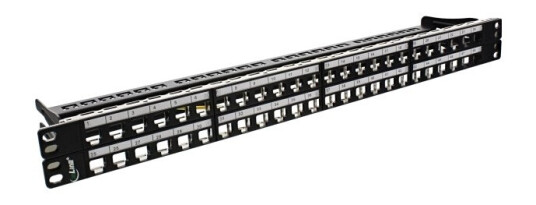 Inline 76848C Cat5e Cat6 Cat6a Sort Rackmontering 1U