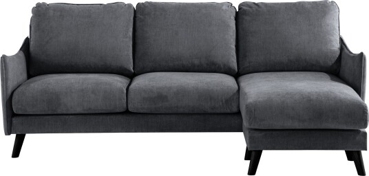 Trend Lyx 3 seter Divansofa Høyre Mørkegrå