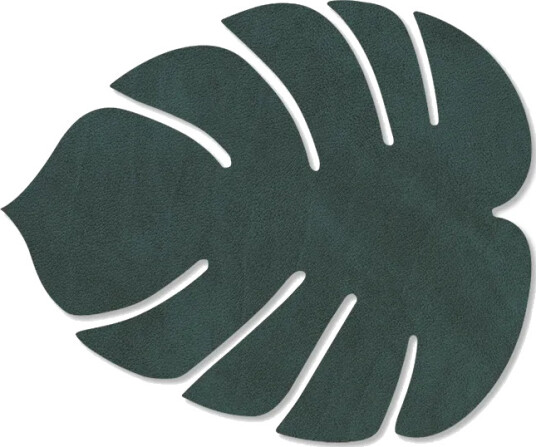 LIND DNA Monstera Leaf Nupo glassunderlag mørkegrønn LIND DNA Monstera Leaf Nupo glassunderlag mørkegrønn