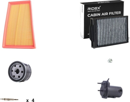 Servicepakke RIDEX 4682P13744