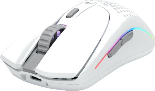 Glorious Model O Wireless 2 Gamingmus Optisk 26000 DPI Matte Hvit med RGB