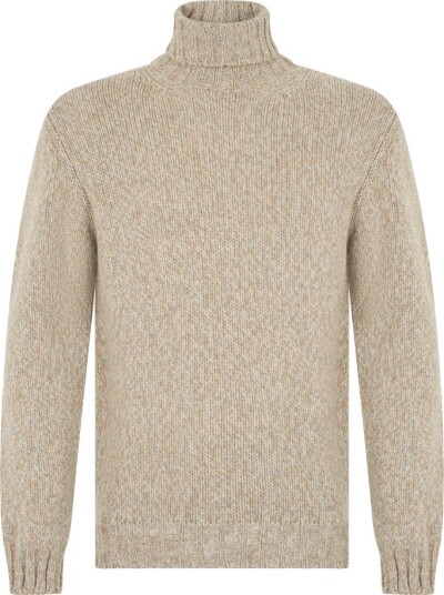Fedeli Herre Strikkevarer Beige L,