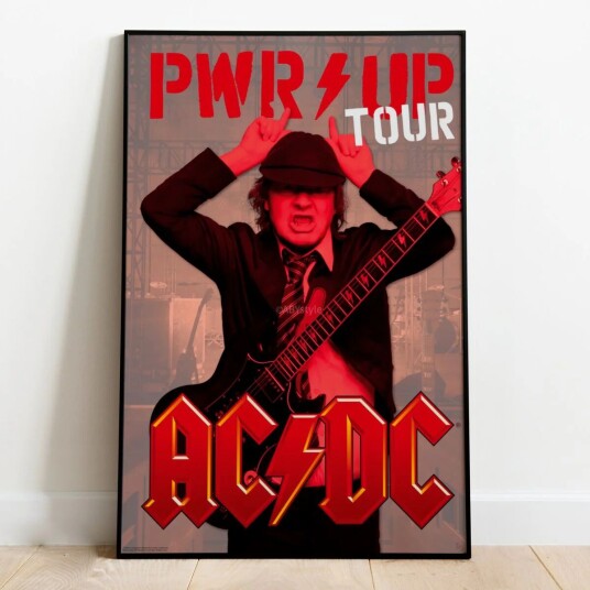 AC/DC Plakat PWR UP Tour - 91,5 x 61 cm